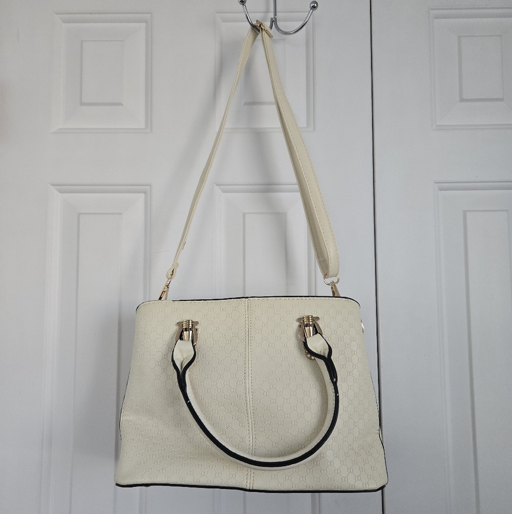 Cream Crossbody Bag
